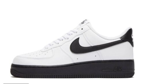 Air Force 1 07 White Black Iconic Sneaker