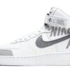 Air Force 1 High White Grey Classic Kicks