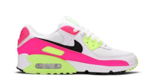 Air Max 90 GS 'Pink Volt' Signature Footwear