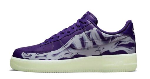 Air Force 1 Purple Skeleton Iconic Sneaker