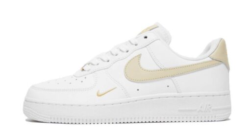 Air Force 1 Essential White Gold Iconic Sneaker