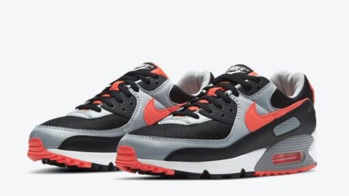 Air Max 90 Black Radiant Red Classic Kicks