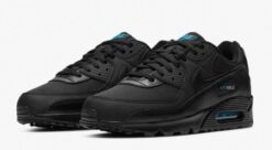 Air Max 90 Black Laser Blue Iconic Sneaker