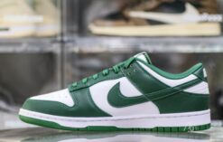 Nike Dunk Low Michigan State Team Green Unfading Sneaker