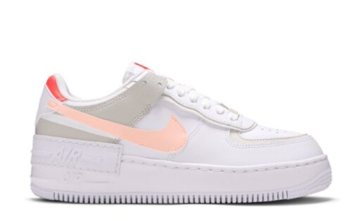 Air Force 1 Low Shadow White Bright Mango Classic Kicks