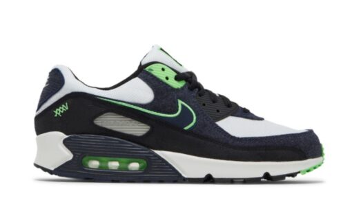 Air Max 90 SE 'Black Scream Green' Signature Footwear