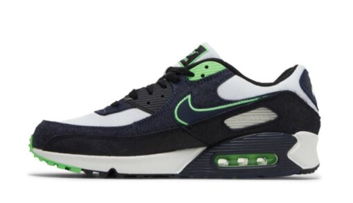 Air Max 90 SE 'Black Scream Green' Signature Footwear