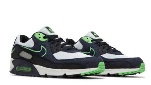 Air Max 90 SE 'Black Scream Green' Signature Footwear