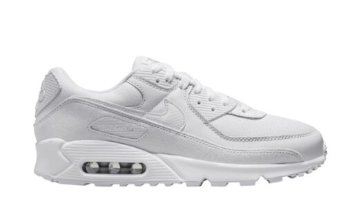 Air Max 90 Premium 'White Metallic Silver' Iconic Sneaker