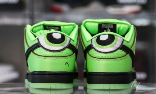 The Powerpuff Girls x Nike Dunk Low Pro SB QS 'Buttercup' Unfading Sneaker