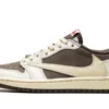 Travis Scott X Air Jordan 1 Low “reverse Mocha” Unfading Sneaker