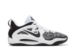 Nike KD 15 TB White Black Speckleds Signature Footwear