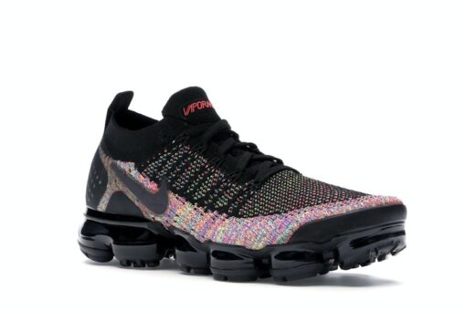 Nike Air VaporMax Flyknit 2 ‘Black Multicolor’ Iconic Sneaker