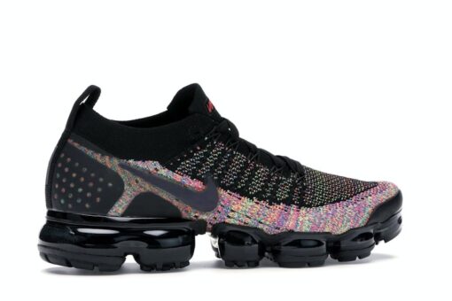 Nike Air VaporMax Flyknit 2 ‘Black Multicolor’ Iconic Sneaker