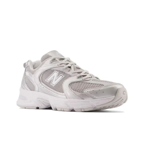 New Balance 530 Moonbeam Silver Metallic Signature Footwear