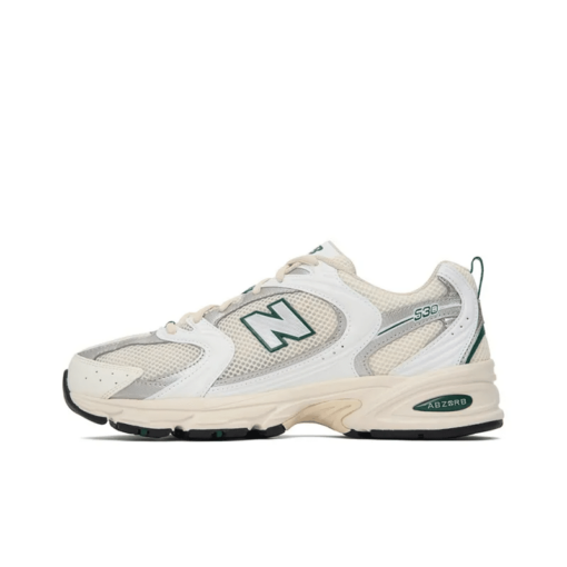 New Balance 530 Sea Salt Marsh Green Iconic Sneaker