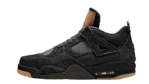 Air Jordan 4 Retro Levis NRG 'Black Levis' Classic Kicks