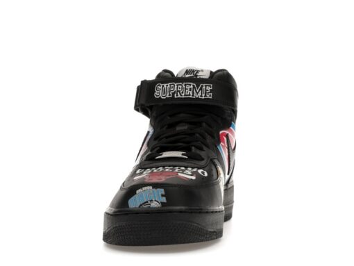 Supreme x Air Force 1 Mid 07 NBA Black Classic Kicks