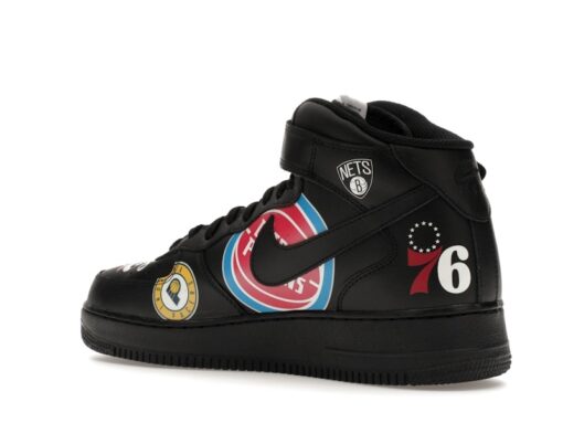 Supreme x Air Force 1 Mid 07 NBA Black Classic Kicks