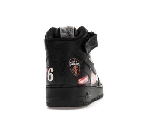 Supreme x Air Force 1 Mid 07 NBA Black Classic Kicks