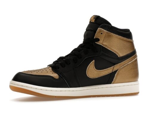 Nike Air Jordan 1 Retro High OG Black Metallic Gold Classic Kicks