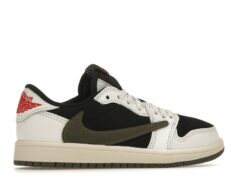 Travis Scott x Air Jordan 1 Retro Low OG SP PS 'Olive' Classic Kicks