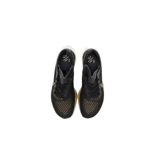 Zoomx Vaporfly 3 Black Metallic Gold Grain Signature Footwear