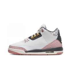 Air Jordan 3 Retro Vintage Floral Unfading Sneaker