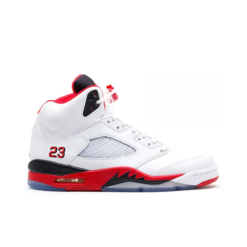 Air Jordan 5 Retro Fire Red Black Tongue 2013 Iconic Sneaker