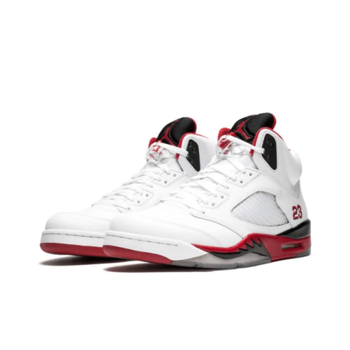 Air Jordan 5 Retro Fire Red Black Tongue 2013 Iconic Sneaker