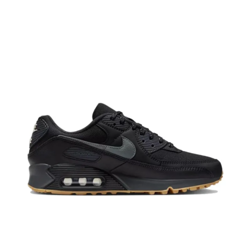 Air Max 90 Black Smoke Grey Gum Reflective Signature Footwear