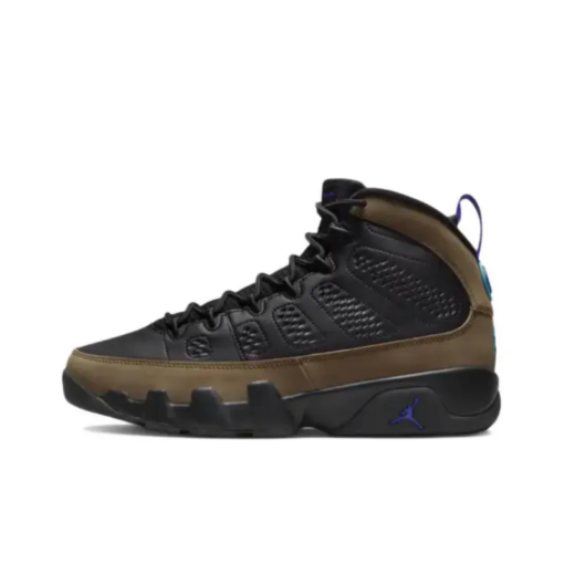 Air Jordan 9 Retro Light Olive Concord Signature Footwear