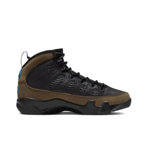 Air Jordan 9 Retro Light Olive Concord Signature Footwear