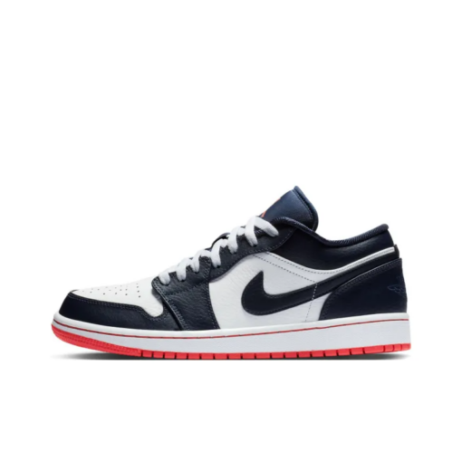 Air Jordan 1 Low Obsidian Ember Glow Signature Footwear