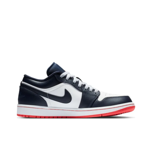 Air Jordan 1 Low Obsidian Ember Glow Signature Footwear