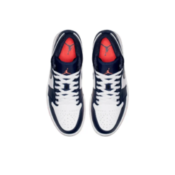 Air Jordan 1 Low Obsidian Ember Glow Signature Footwear