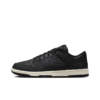 Dunk Low 'black Canvas' Signature Footwear