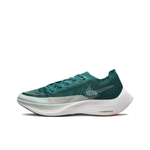 Zoomx Vaporfly Next% 2 Bright Spruce Peach Cream Unfading Sneaker