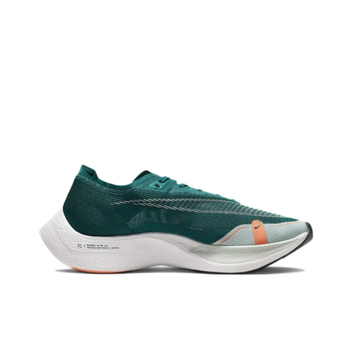 Zoomx Vaporfly Next% 2 Bright Spruce Peach Cream Unfading Sneaker