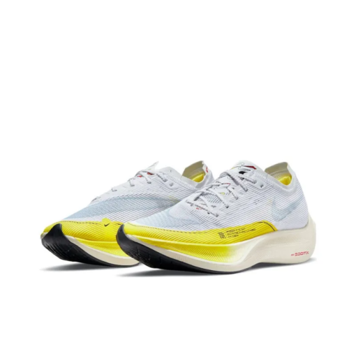 Zoomx Vaporfly Next% 2 White Yellow Strike Women's Iconic Sneaker