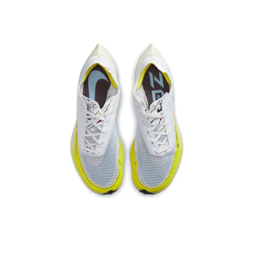 Zoomx Vaporfly Next% 2 White Yellow Strike Women's Iconic Sneaker