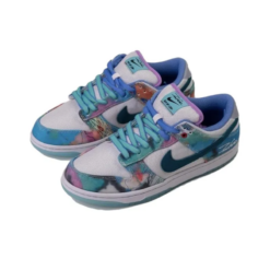 SB Dunk Low Futura Laboratories Bleached Aqua Iconic Sneaker