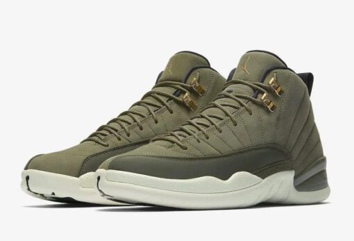 Jordan 12 Retro Olive Green Classic Kicks