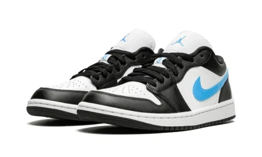 Air Jordan 1 Low ‘black University Blue’ Revered Footwear