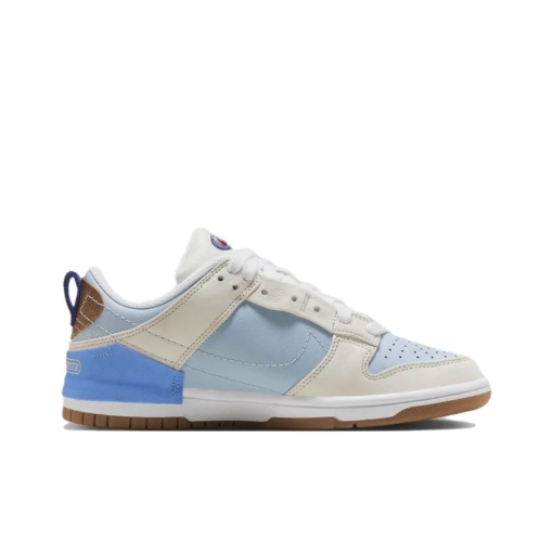 Dunk Skateboard Shoes Low-top Beige Blue Signature Footwear