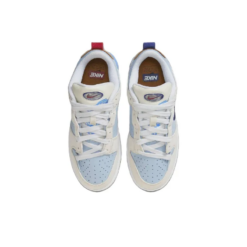 Dunk Skateboard Shoes Low-top Beige Blue Signature Footwear