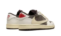 Travis Scott X Air Jordan 1 Low “reverse Mocha” Unfading Sneaker