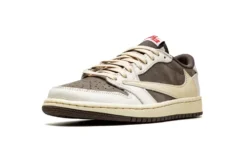 Travis Scott X Air Jordan 1 Low “reverse Mocha” Unfading Sneaker