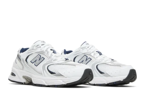 New Balance 530 White Silver Navy Signature Footwear