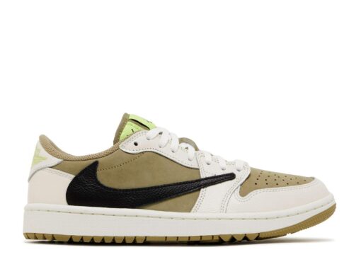 Travis Scott X Air Jordan 1 Low Golf - Neutral Olive Iconic Sneaker